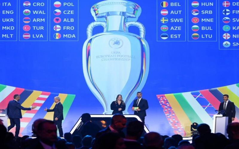 Bảng thi đấu tại EURO 2024 được chia theo nhóm hạt giống